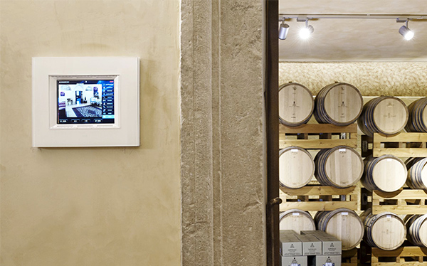 AVE home automation in Villa Rinaldi winery