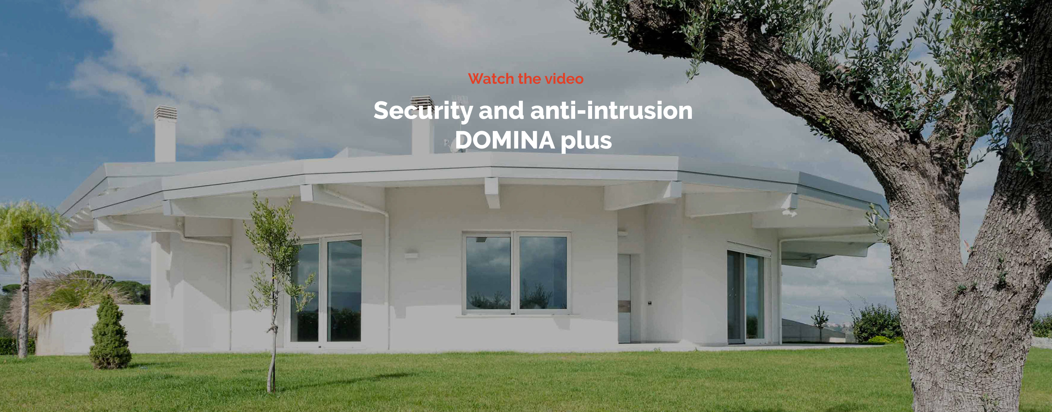 Home automation AVE DOMINA plus – Security and anti-intrusion video