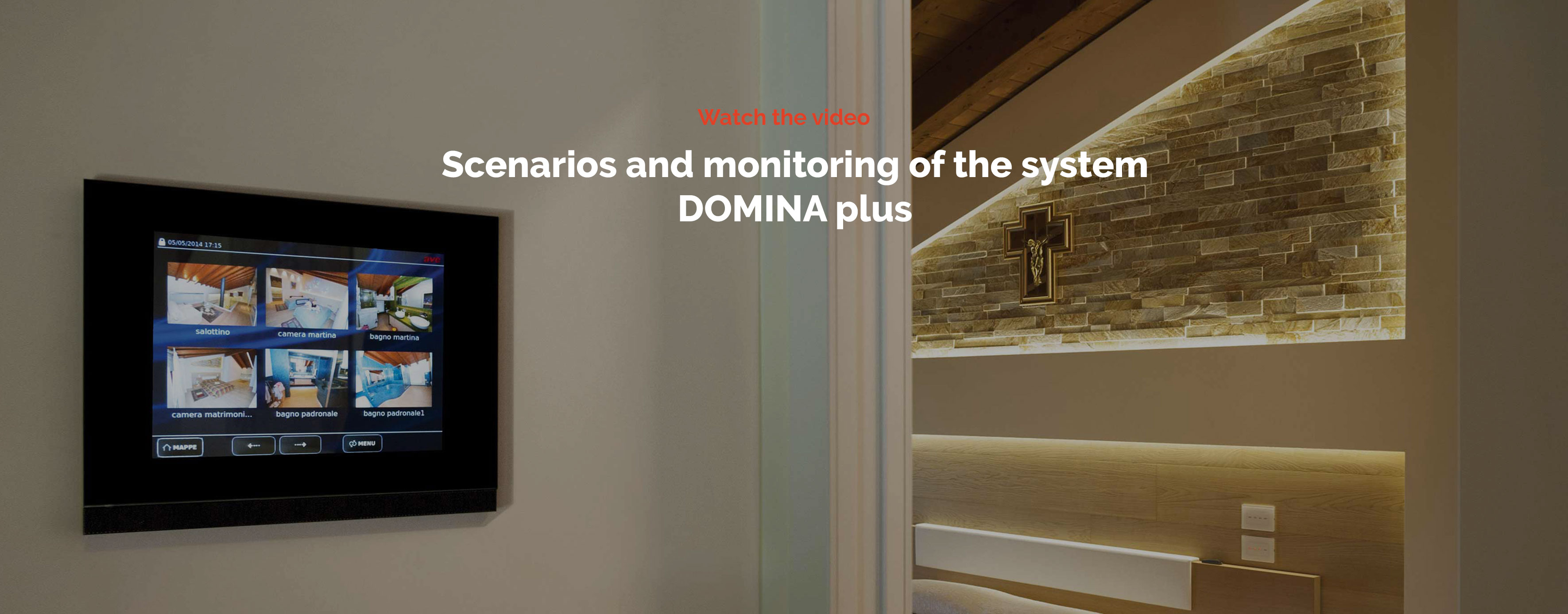 Home automation AVE DOMINA plus - Scenarios and supervision of the system video