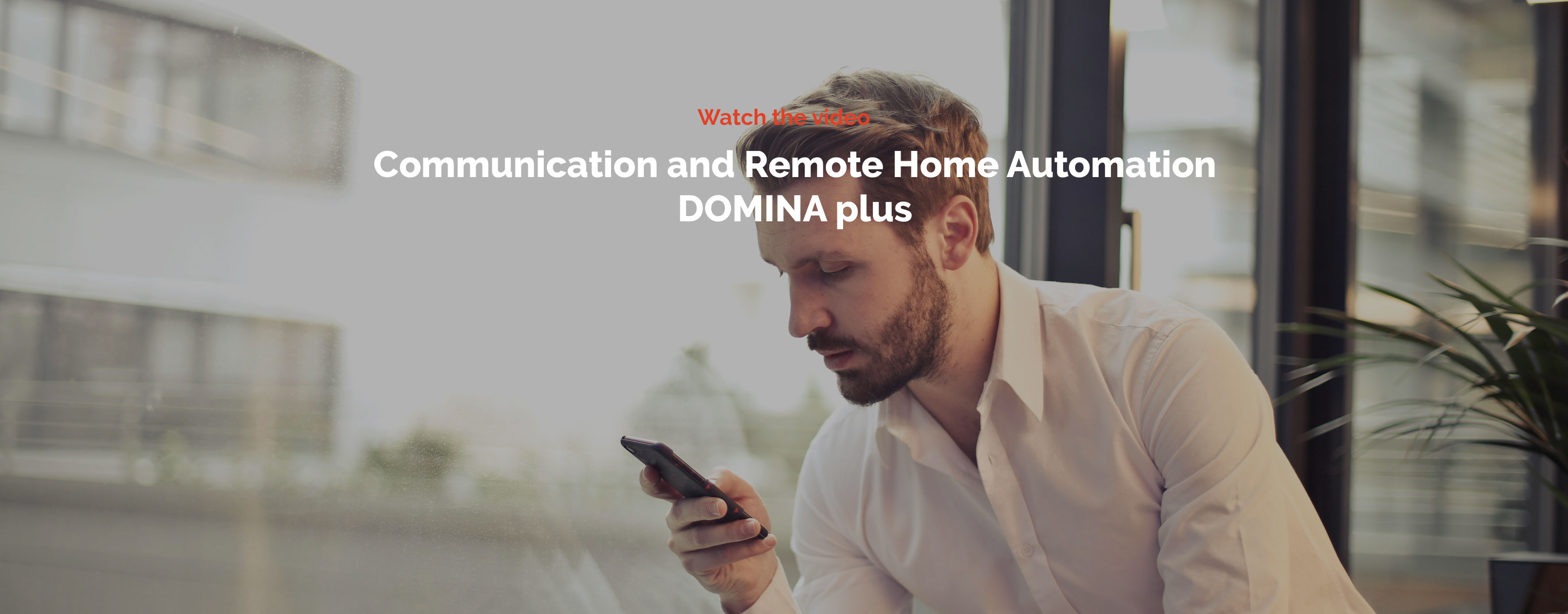 Home automation AVE DOMINA plus - Communication and remote home automation video