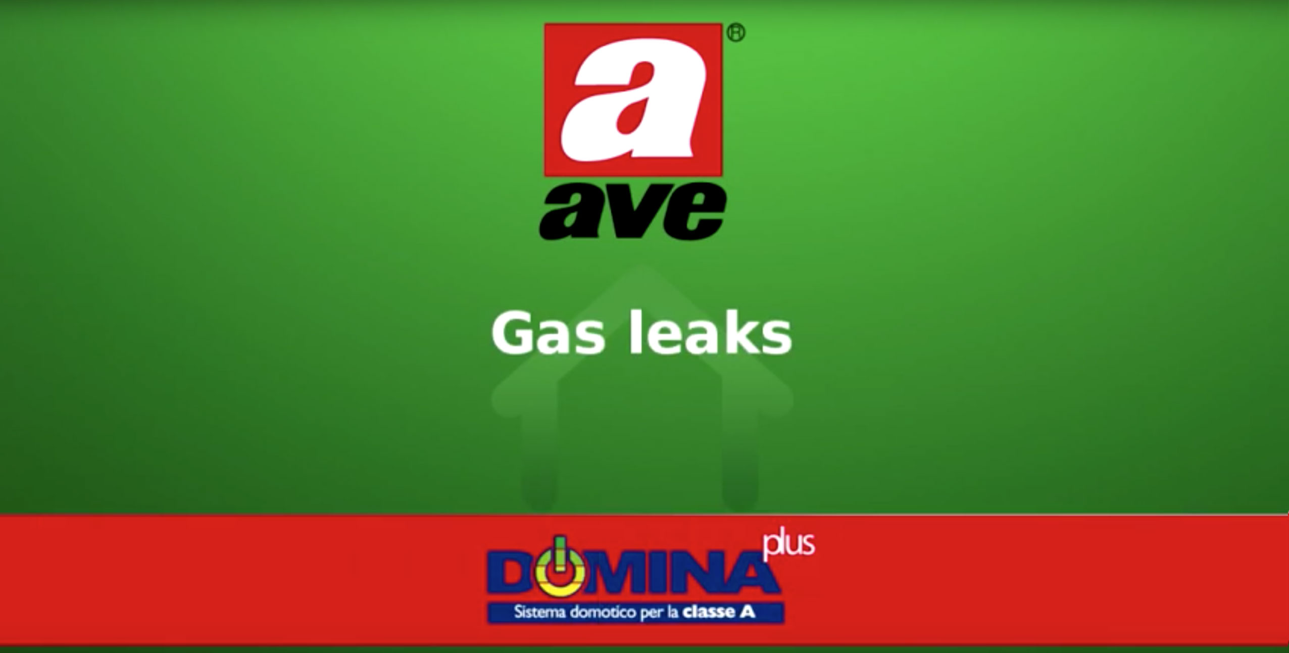 Home automation AVE DOMINA plus – Gas leaks video