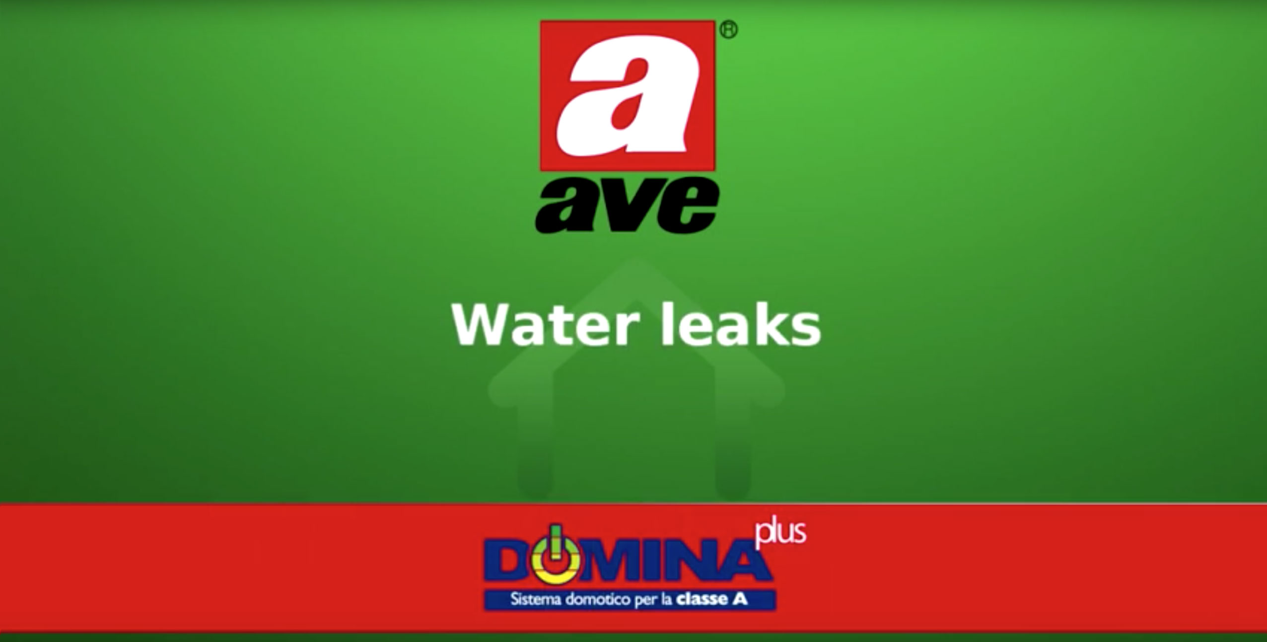 Home automation AVE DOMINA plus – Water leaks video