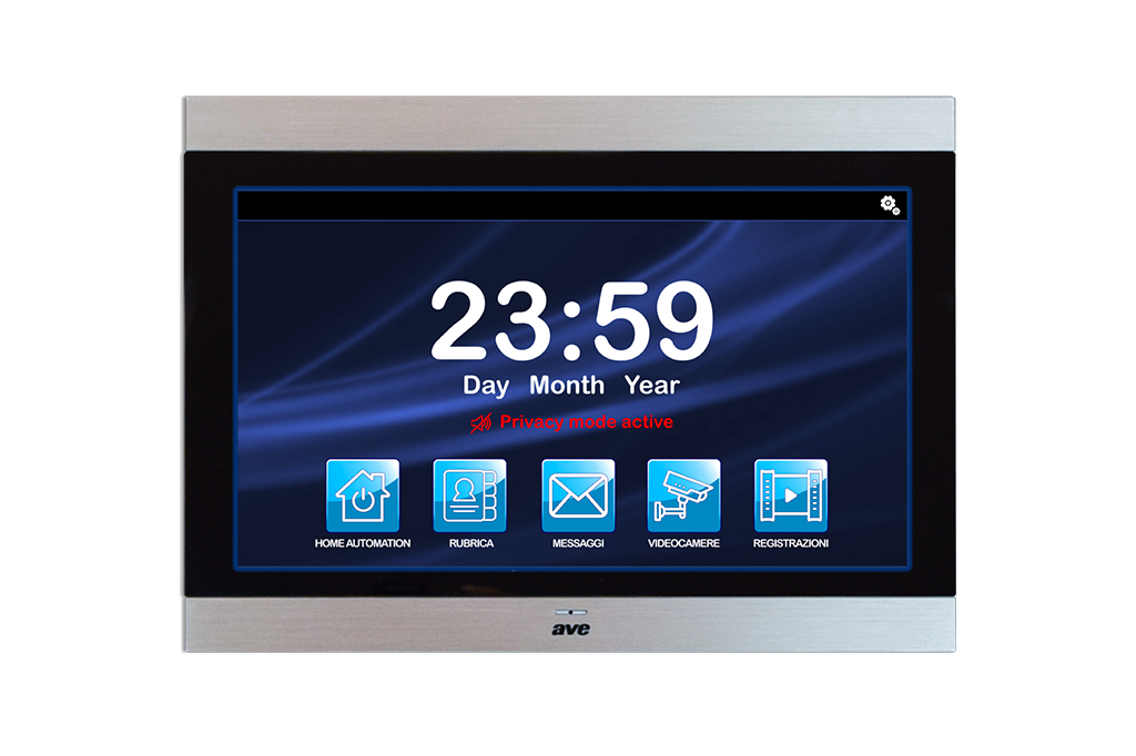 Intercom with 10” color touch screen