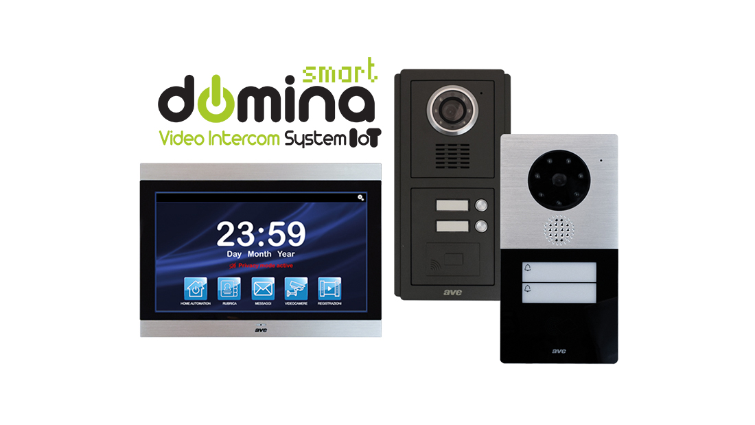 Smart video intercom system, with interactive 10” touch screen