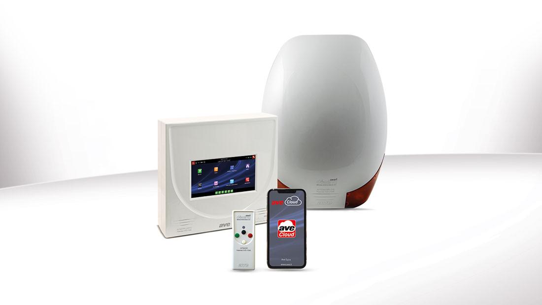 AVE smart anti-intrusion system: now also compatible with existing radio systems