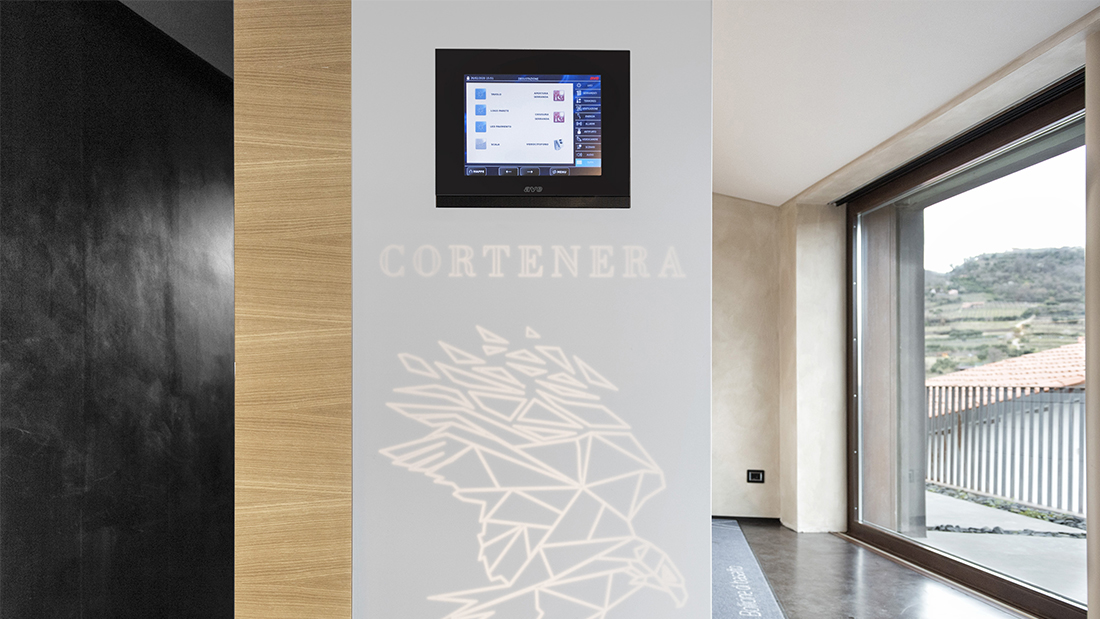 DOMINA Smart home automation in the Cortenera Winery