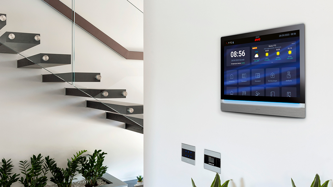 Supervisore domotico Touch Screen per la smart home AVE