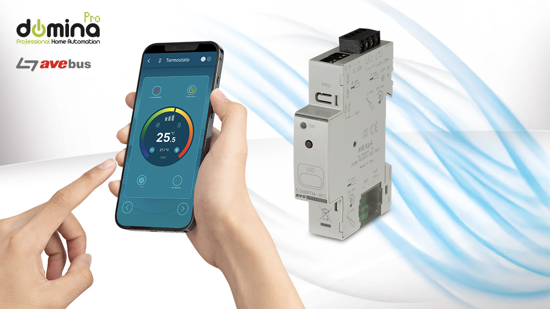 Attuatore analogico fan coil AVEbus per l’Intelligent Building